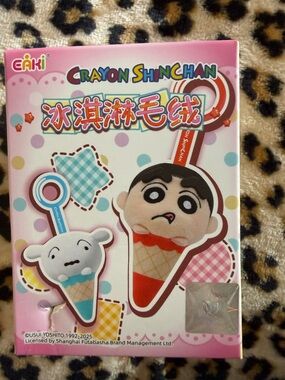 Crayon Shinchan Plush Ice Cream Keychain Set - Blind Box
